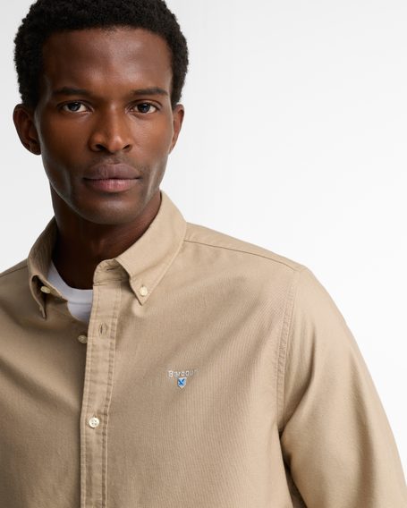 Barbour Oxtown Tailored Shirt — Stone