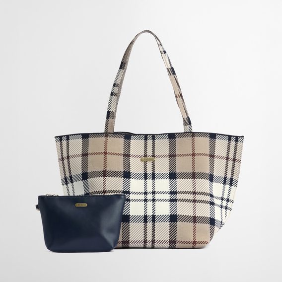 Barbour Layla Tartan Large Tote Bag