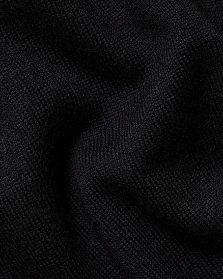 Charles Tyrwhitt Pure Merino Roll Neck Jumper — Black