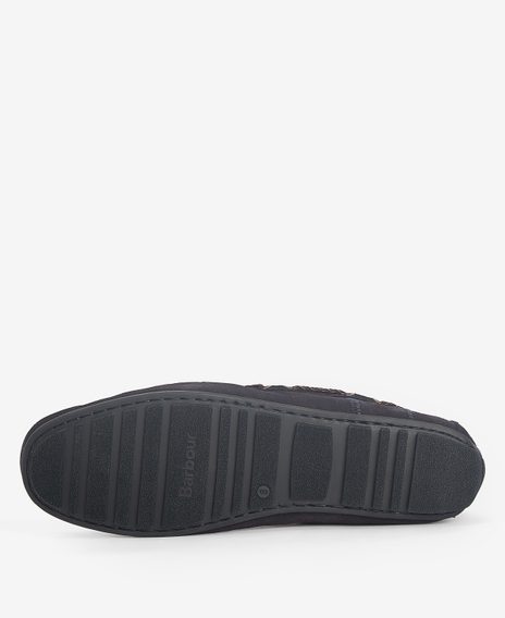 Barbour Jenson Driving Shoes — Navy Suede