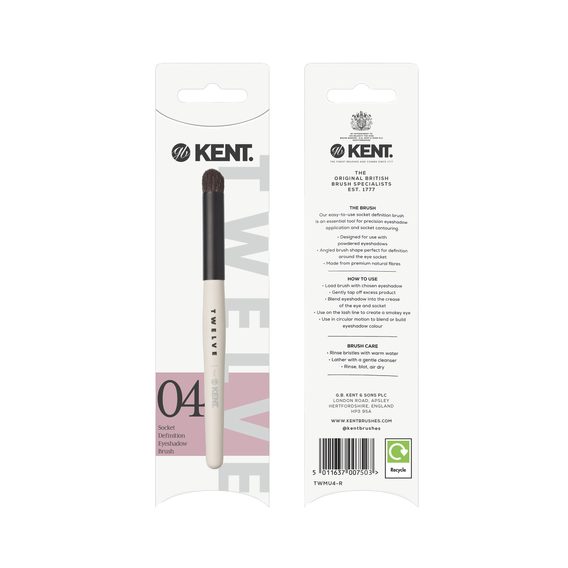 Kent TWMU4 — Socket Definition Eyeshadow Brush