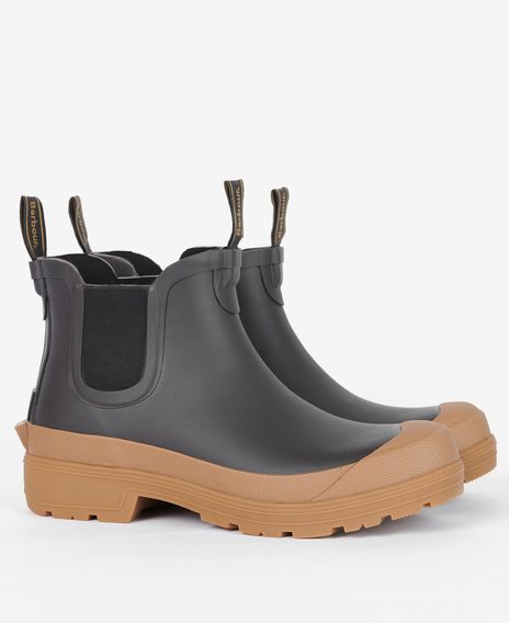 Barbour Storm Wellingtons — Classic Brown