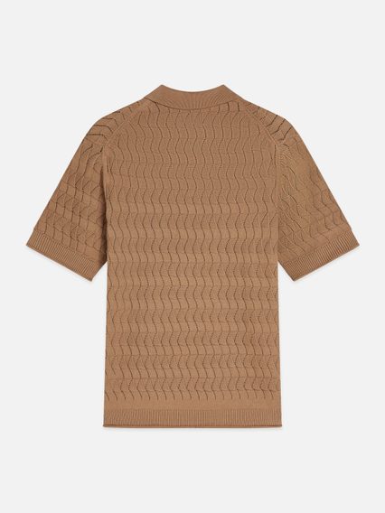 Scotch & Soda — Pointelle Knitted Polo
