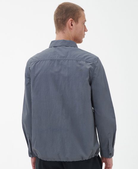 Barbour International Cadwell Overshirt — Slate Grey