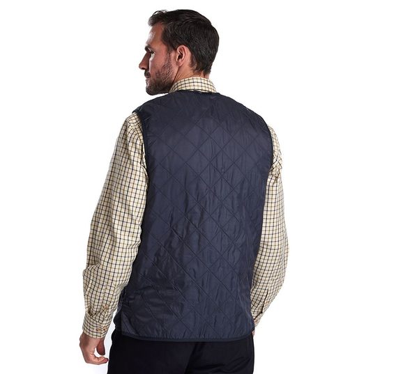 Barbour Polarquilt Zip-In Liner — Classic Navy