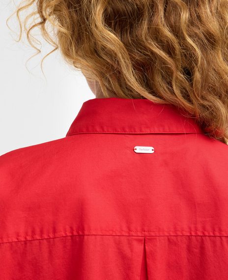 Barbour Angela Long-Sleeved Shirt — Red