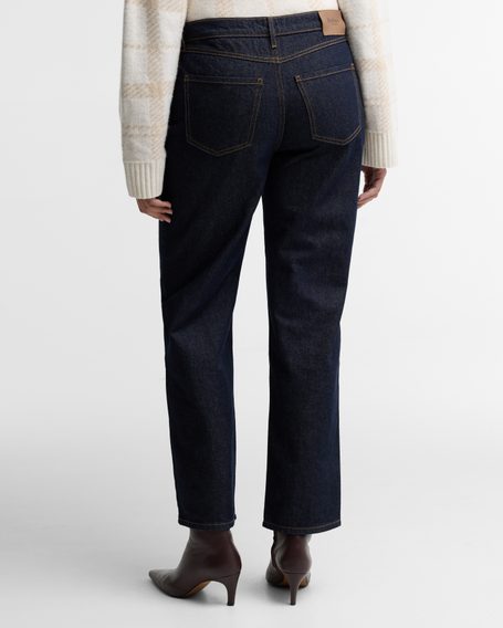 Barbour Adalyn High-Rise Jeans — Indigo