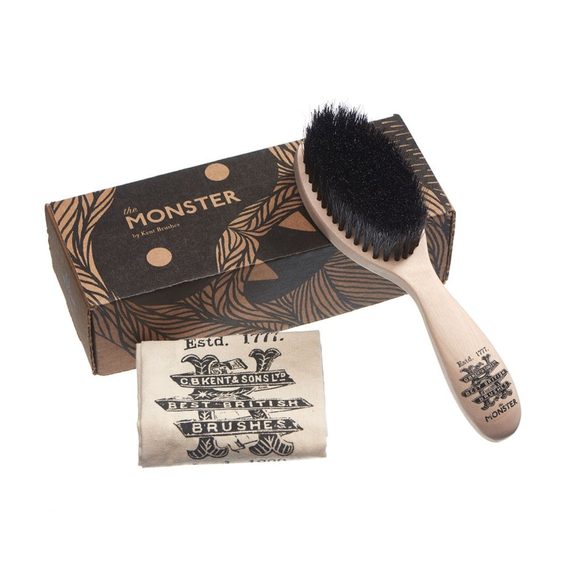 Veľká kefa na bradu Kent Monster Beard Brush