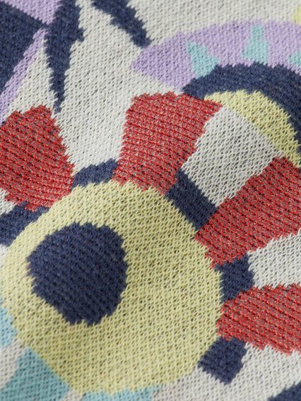 Scotch & Soda — Jacquard Knit Short-Sleeved Shirt