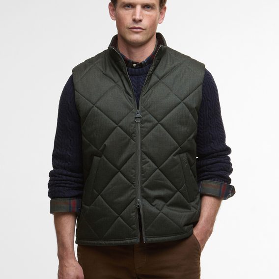 Barbour Winter Finn Gilet — Olive