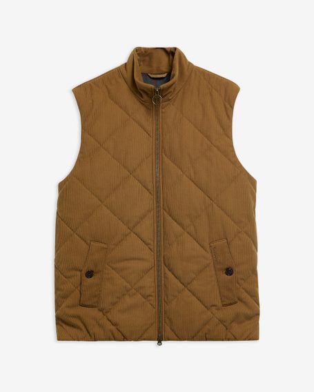 Barbour Corden Quilted Gilet — Beech