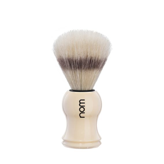 Mühle nom GUSTAV Shaving Brush (Pure Bristle, Cream)