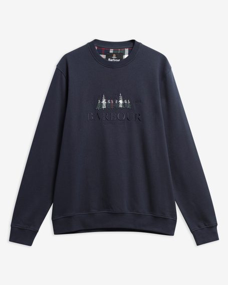 Barbour Evergreen Crew Neck Sweatshirt — Creek Navy