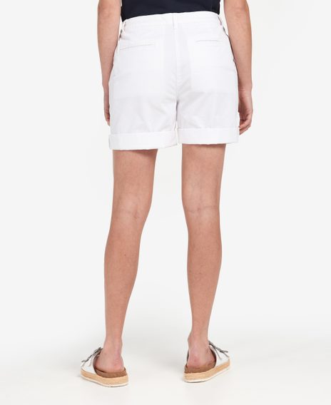 Barbour Chino Shorts — Classic White