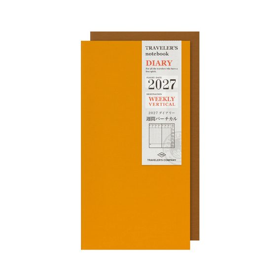 Traveler's 2027 Diary — Weekly Vertical