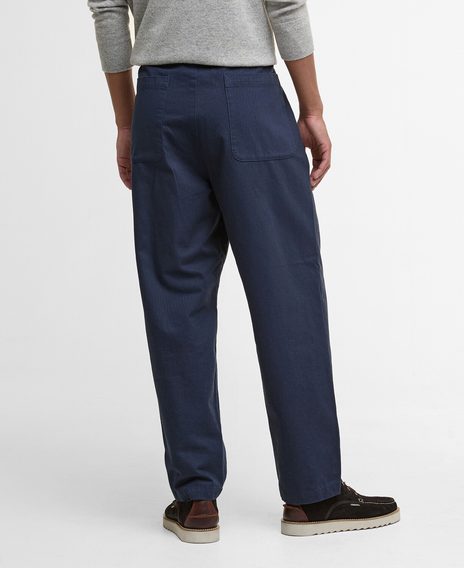 Barbour Bayview Relaxed Herringbone Trousers