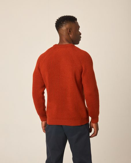 Peregrine Ford Crew Jumper — Orange