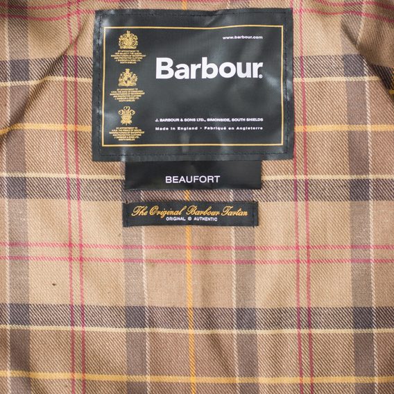 Voskovaná bunda Barbour Beaufort - tmavo hnedá