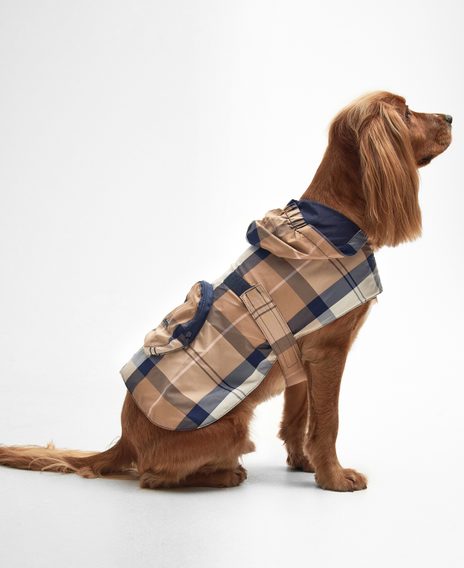 Barbour Packable Tartan Dog Coat — Primrose Hessian