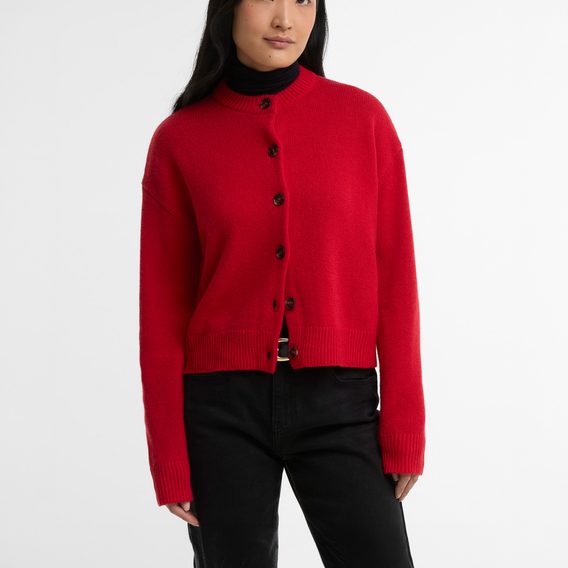 Barbour Woodhouse Cashmere Blend Cardigan