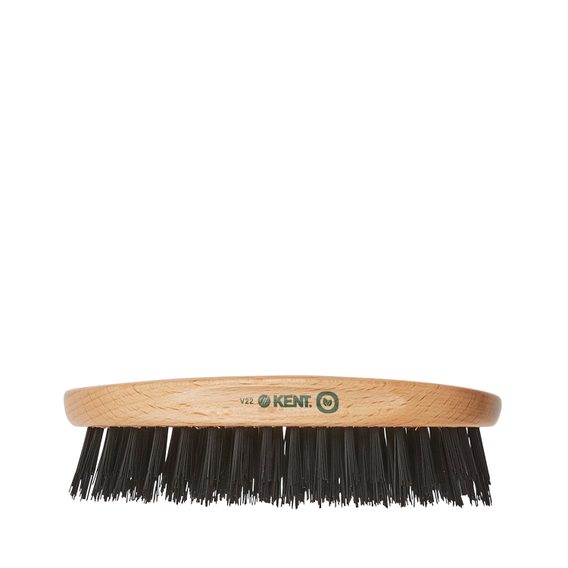Kent V22 — Synthetic Vegan Fill Military Grooming Brush