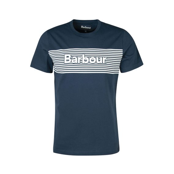 Bavlnené tričko Barbour Coundon Graphic - Navy