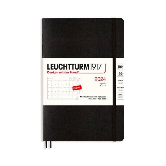 LEUCHTTURM1917 Monthly Planner with Notebook 2024