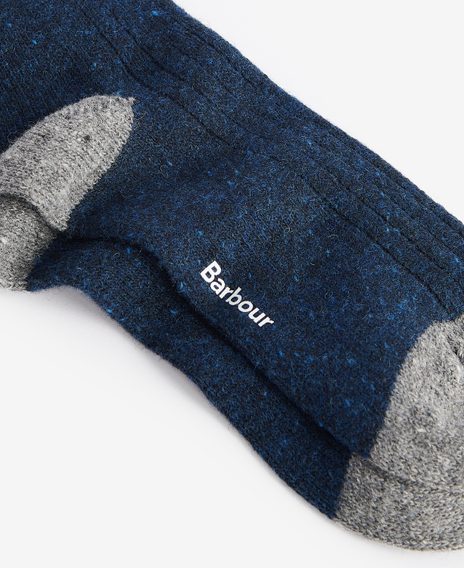 Barbour Houghton Socks — Midnight