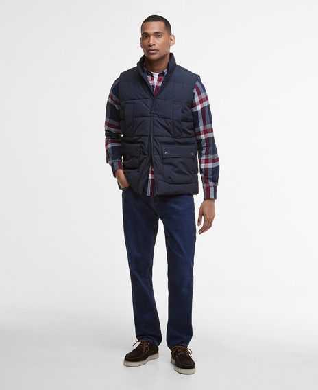 Barbour Bedale Puffer Gilet — Dark Navy
