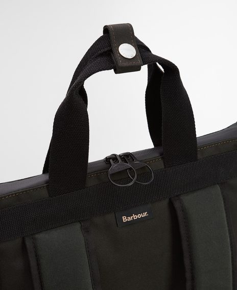 Barbour Field Wax Backpack — Sage