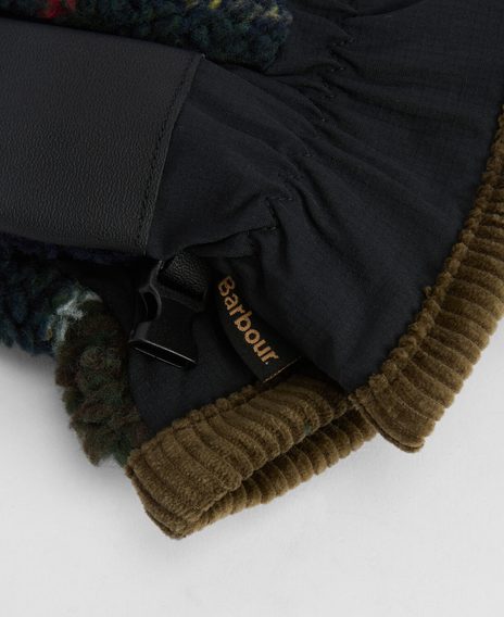 Barbour Field Tartan Fleece Gloves