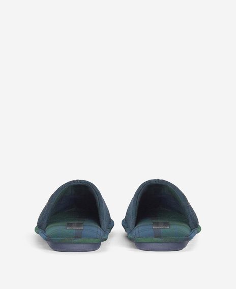 Barbour Foley Slippers — Navy