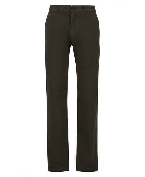 Barbour Washed Stretch Tailored Trousers — Forest