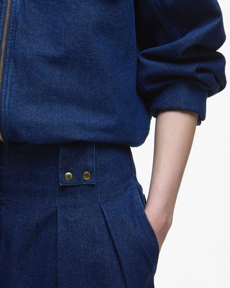 Barbour Arla Denim Wide Leg Trousers