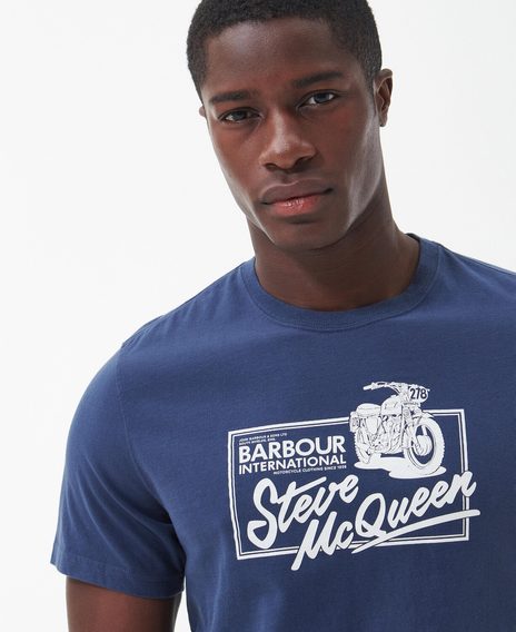 Barbour International Eddie T-Shirt — Oxford Navy