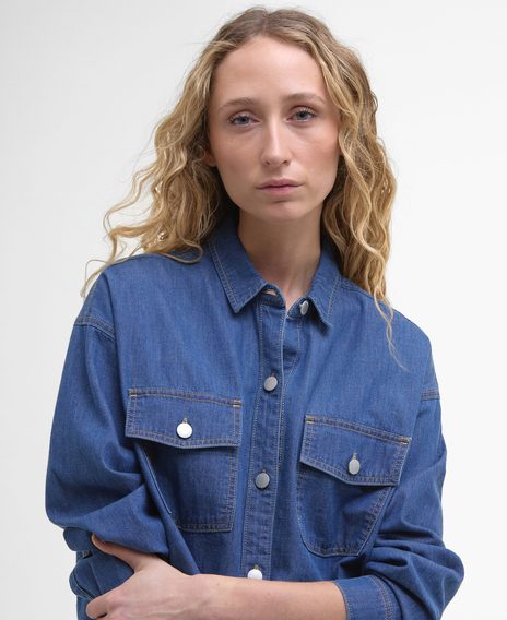 Barbour Woodrow Oversized Denim Shirt