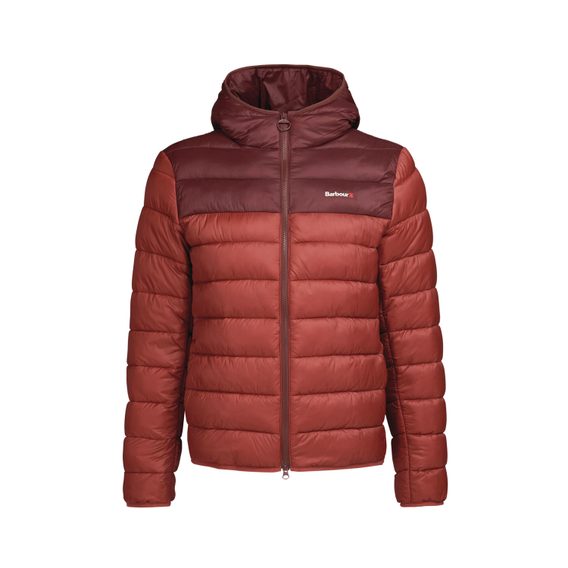 Barbour Kendle Baffle Quilted Jacket — Russet