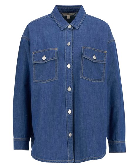 Barbour Woodrow Oversized Denim Shirt