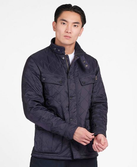 Barbour International Ariel Polarquilt Jacket — Navy