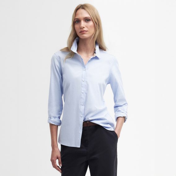 Barbour Derwent Shirt — Pale Blue