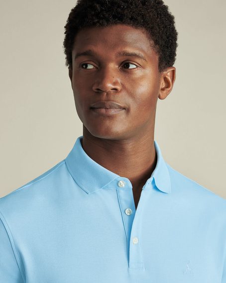 Charles Tyrwhitt Pique Polo — Light Blue