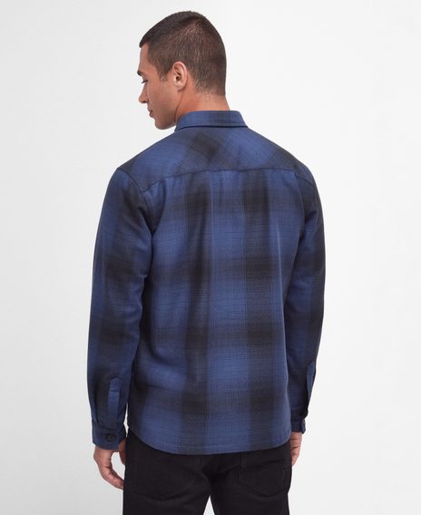 Barbour International Stoke Overshirt — Cobalt Blue