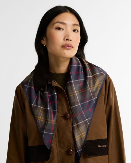 Barbour Kinsale Tartan Head Scarf