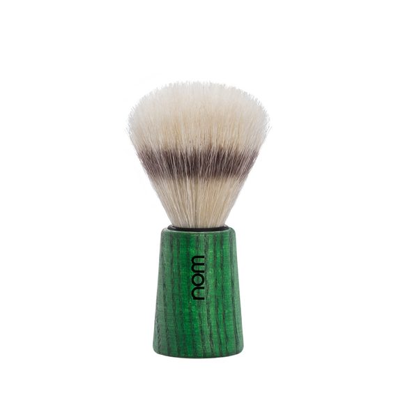 Mühle nom THEO Shaving Brush (Pure Bristle, Green Ashwood)