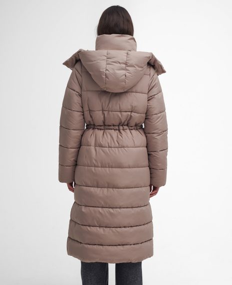 Barbour Mannue Puffer Jacket — Honey
