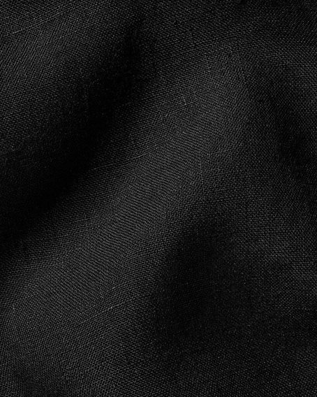 Charles Tyrwhitt Pure Linen Shirt — Black