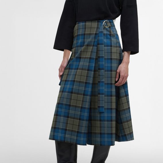 Barbour Wilma Tartan Maxi Skirt