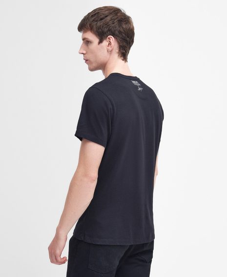 Barbour International Strike T-Shirt — Classic Black