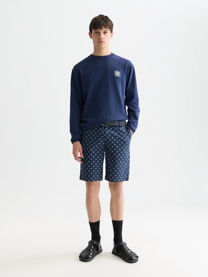 Scotch & Soda — Stuart Printed Cotton Chino Shorts