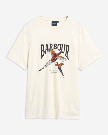 Barbour Pheasant Graphic Tailored T-Shirt — White